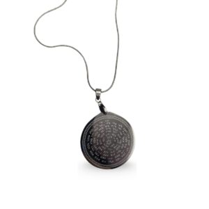 colgante 72 nombres de dios plata 3,5