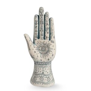 Mano Decorativa con Ojo Protector – 26 x 12 x 7 cm