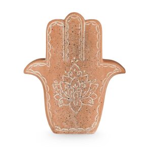 Mano de Fátima de Barro – 18 x 15 x 4 cm